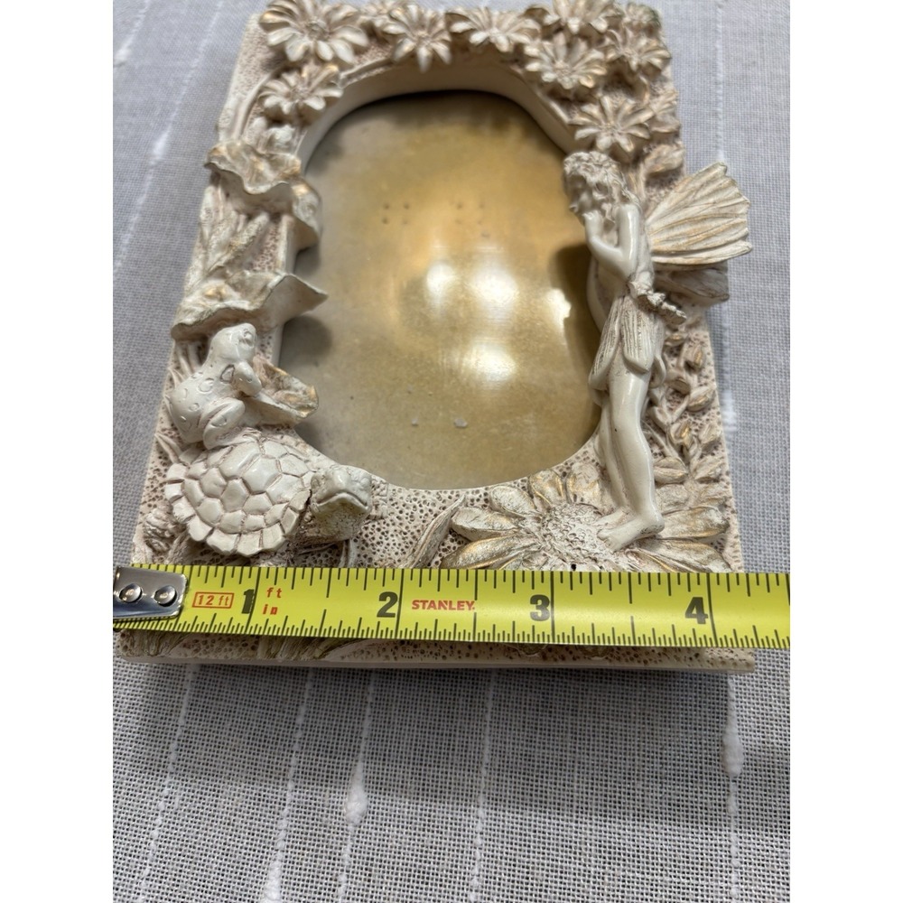 Resin Fairy Fantasy Woods Theme 3D Picture Frame 7 " x 4 1/2 " /3 1/2 x 5" photo - Picture 5 of 12